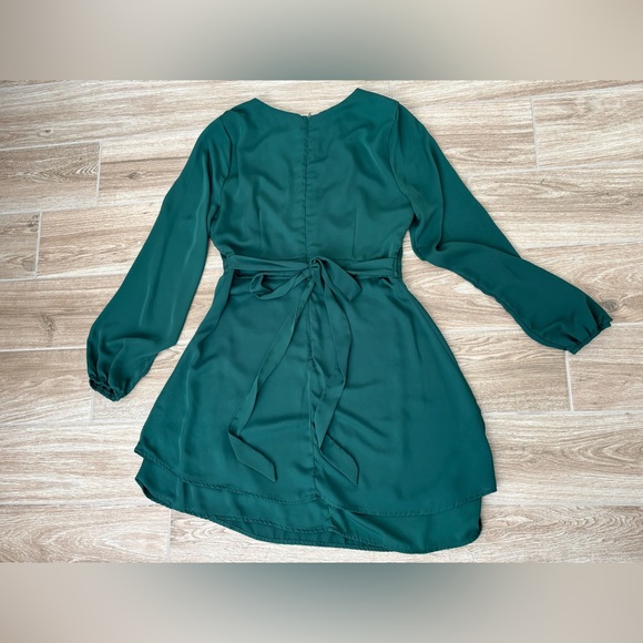 Altar'd State Green Long Sleeve Dress - Picture 3 of 14